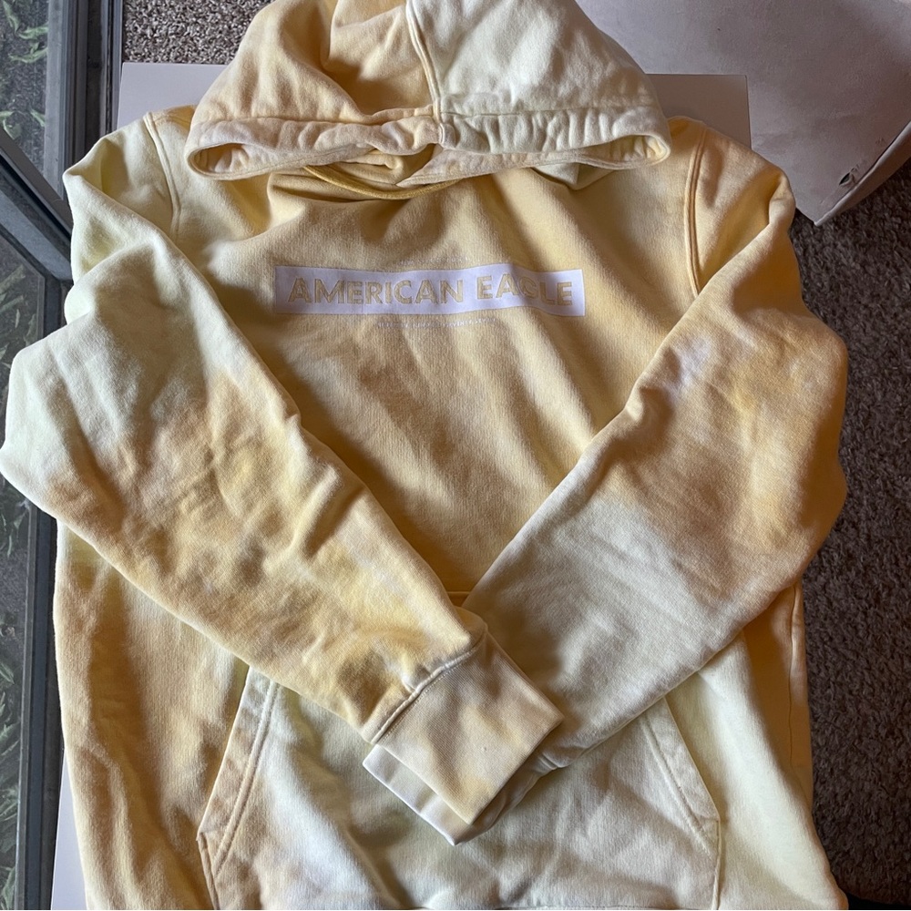 🔴 american eagle hoodie tie dye yellow - Picture 4 of 5